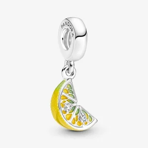 (Bild für) Pandora Lemon Slice Sparkling Fruit Dangle Charm - 791696C01