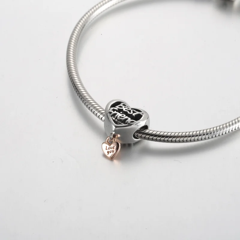 (Bild für) Pandora Love You Best Friend Herz-Anhänger - 782243C00 - Ansicht 5