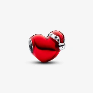 (Bild für) Pandora Metallic Red Weihnachtsherz-Anhänger - 792336C01