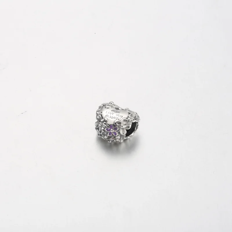 (Bild für) Pandora Mom Gänseblümchen Herz Charm - 791155C01 - Ansicht 2
