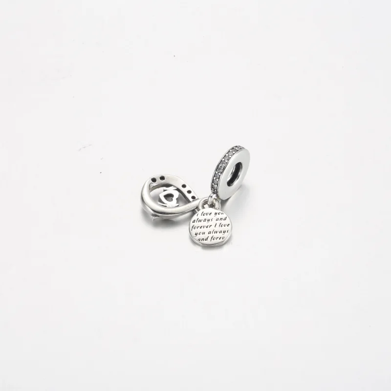 (Bild für) Pandora Mom Infinity Pavé Doppel-Anhänger - 791468C01 - Ansicht 3