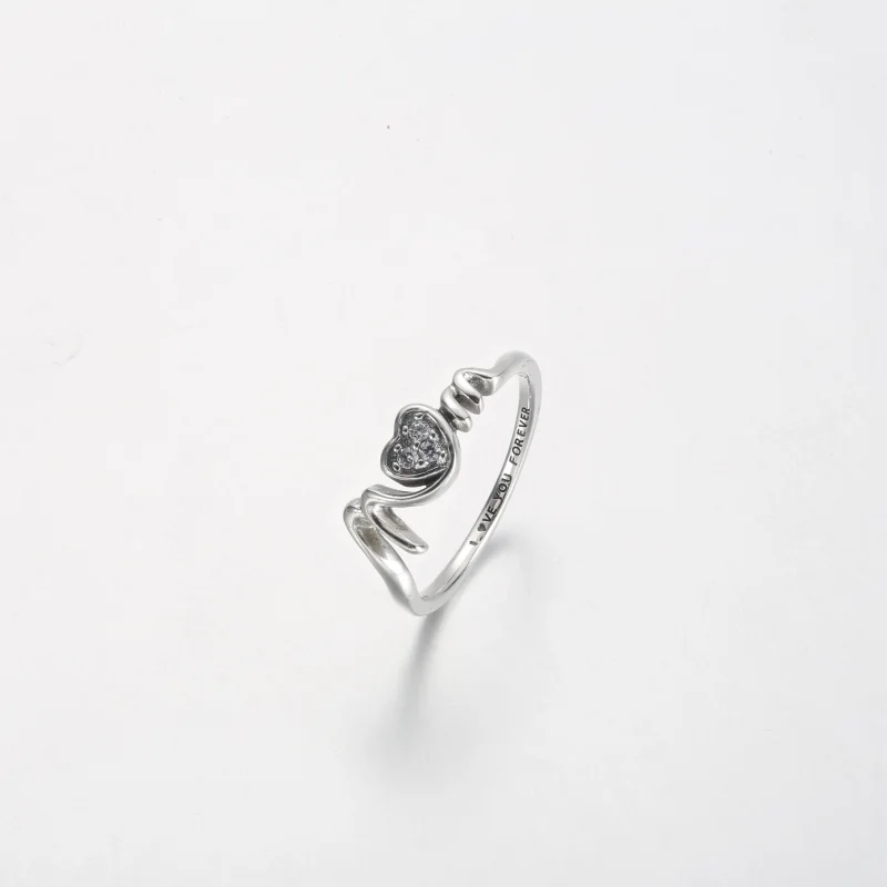 (Bild für) Pandora Mom Pavé Herzring - 191149C01 - Ansicht 2