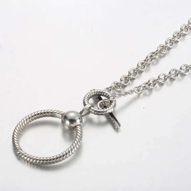 (Bild für) Pandora Moments O-Anhänger T-Bar Halskette - 391157C00 - Ansicht 3