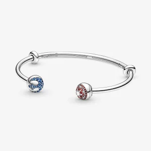 (Bild für) Pandora Moments Star Wars™ Licht- & Dunkle-Seite-Logo Offener Armreif - 591139C01
