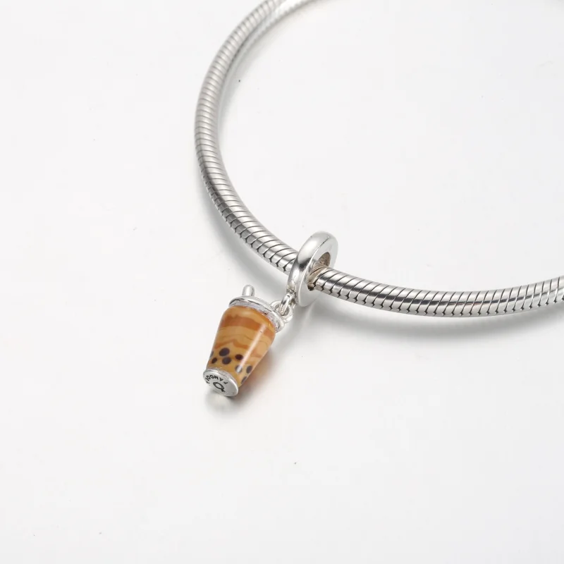 (Bild für) Pandora Murano Glas Bubble Tea Anhänger - 791685C01 - Ansicht 4