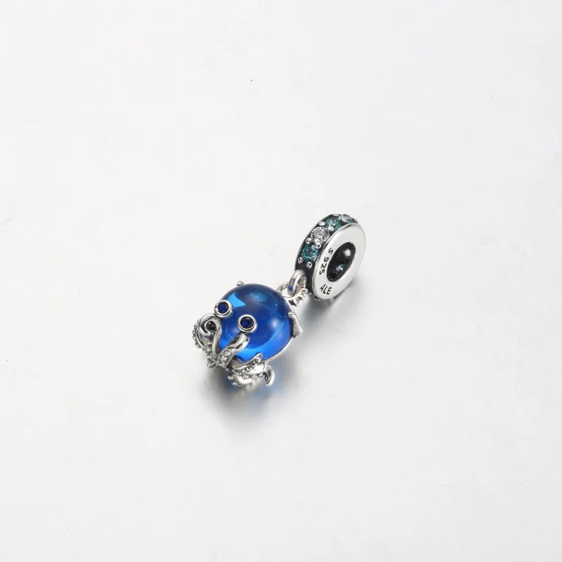 (Bild für) Pandora Murano Glas Niedlicher Oktopus-Anhänger - 791694C01 - Ansicht 2