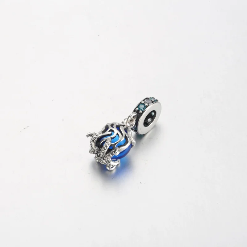 (Bild für) Pandora Murano Glas Niedlicher Oktopus-Anhänger - 791694C01 - Ansicht 3