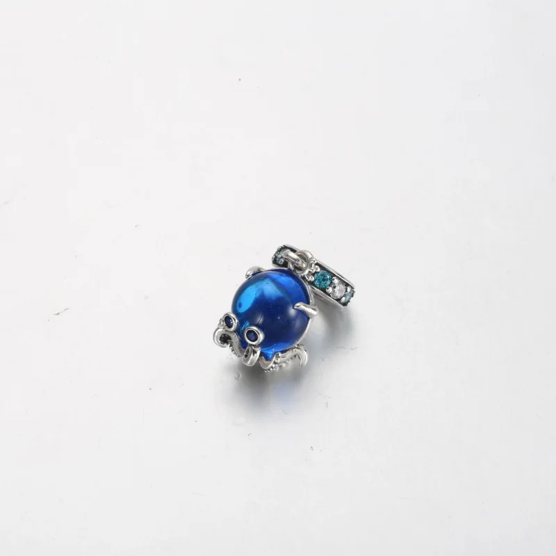(Bild für) Pandora Murano Glas Niedlicher Oktopus-Anhänger - 791694C01 - Ansicht 4
