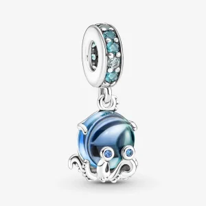 (Bild für) Pandora Murano Glas Niedlicher Oktopus-Anhänger - 791694C01