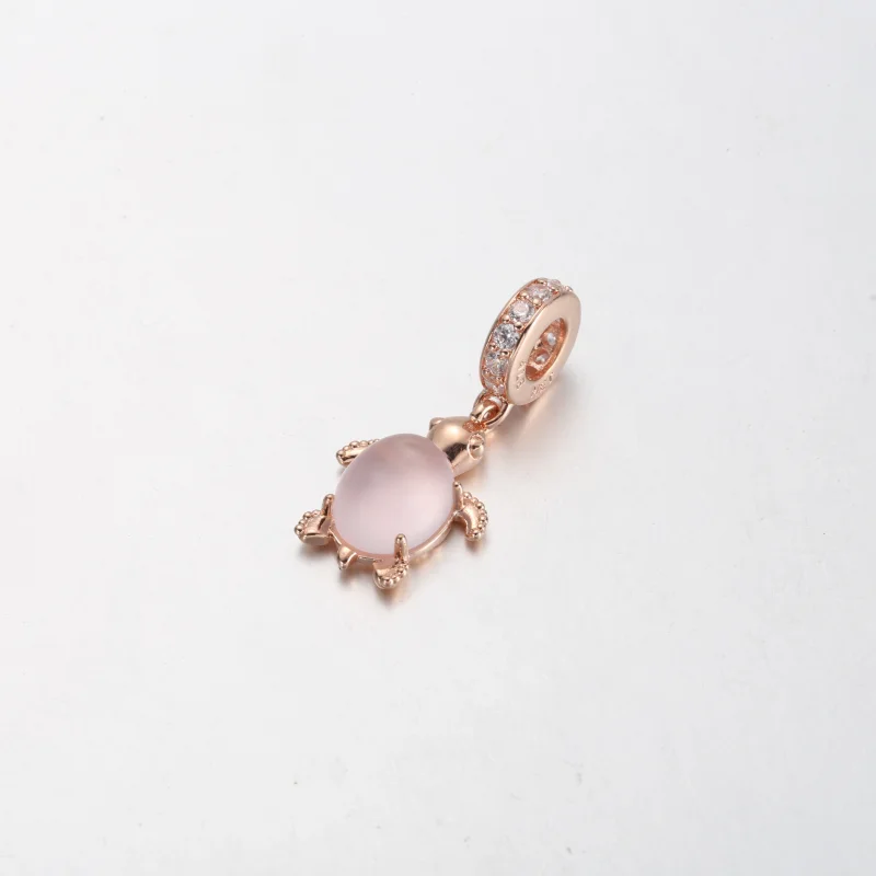 (Bild für) Pandora Murano Glas Rosa Meeresschildkröten-Anhänger - 788939C01 - Ansicht 2