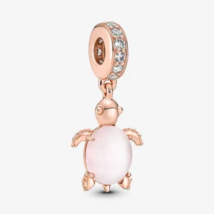(Bild für) Pandora Murano Glas Rosa Meeresschildkröten-Anhänger - 788939C01