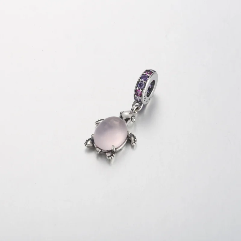 (Bild für) Pandora Murano Glas Rosa Seeschildkröte Anhänger - 798939C02 - Ansicht 2