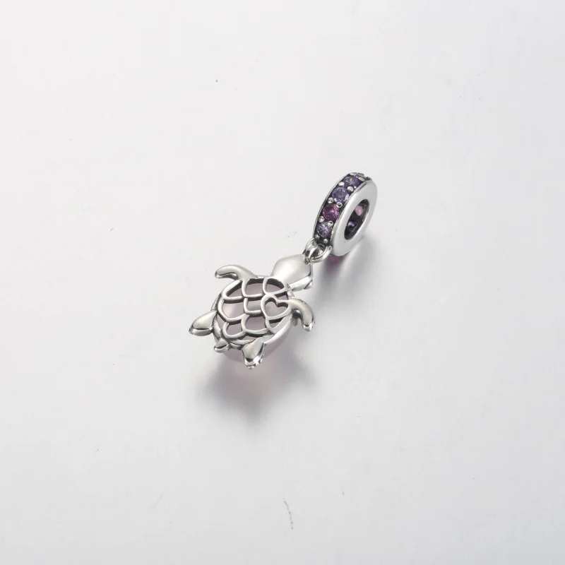 (Bild für) Pandora Murano Glas Rosa Seeschildkröte Anhänger - 798939C02 - Ansicht 3