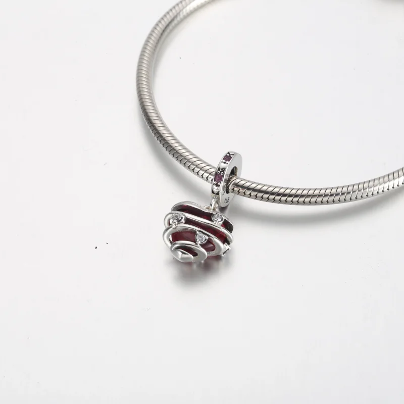 (Bild für) Pandora Offenbare Deine Liebe Herz-Spiralkette - 791131C01 - Ansicht 4