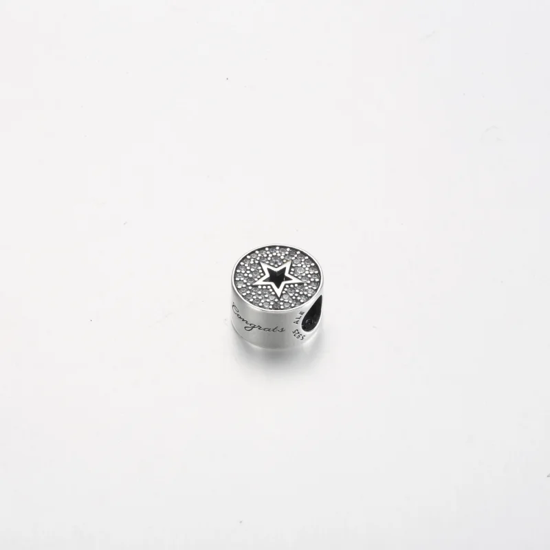 (Bild für) Pandora Pavé & Stern Gratulations-Anhänger - 790793C01 - Ansicht 3