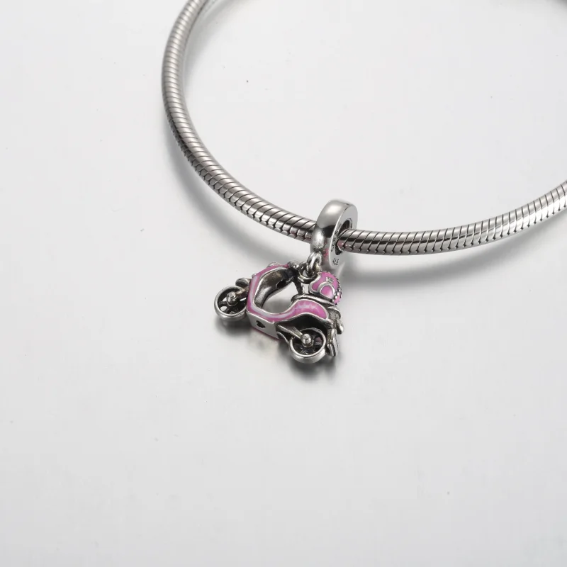 (Bild für) Pandora Pink Scooter Anhänger - 791057C01 - Ansicht 5