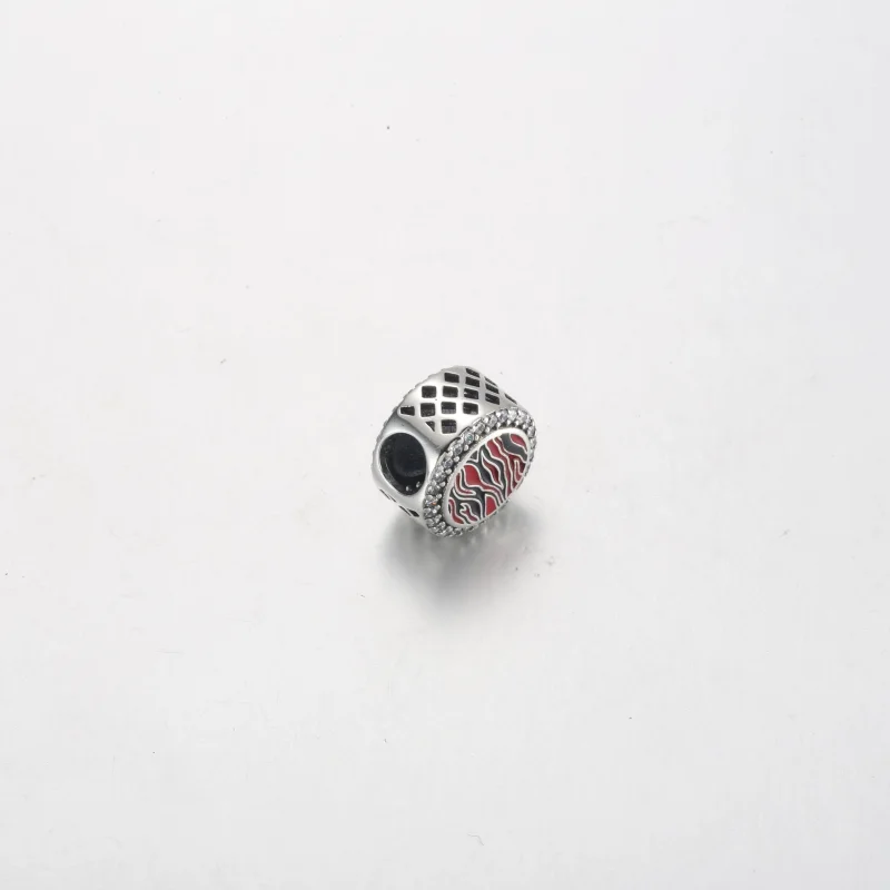 (Bild für) Pandora Pink Zebra Druck Charm aus Sterlingsilber - 792016CZ_E026 - Ansicht 4
