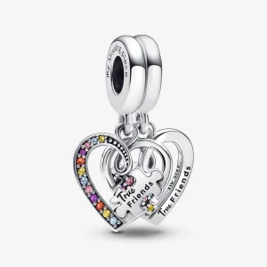 (Bild für) Pandora Puzzle Piece Hearts Splittbare Freundschafts-Anhänger - 792239C01