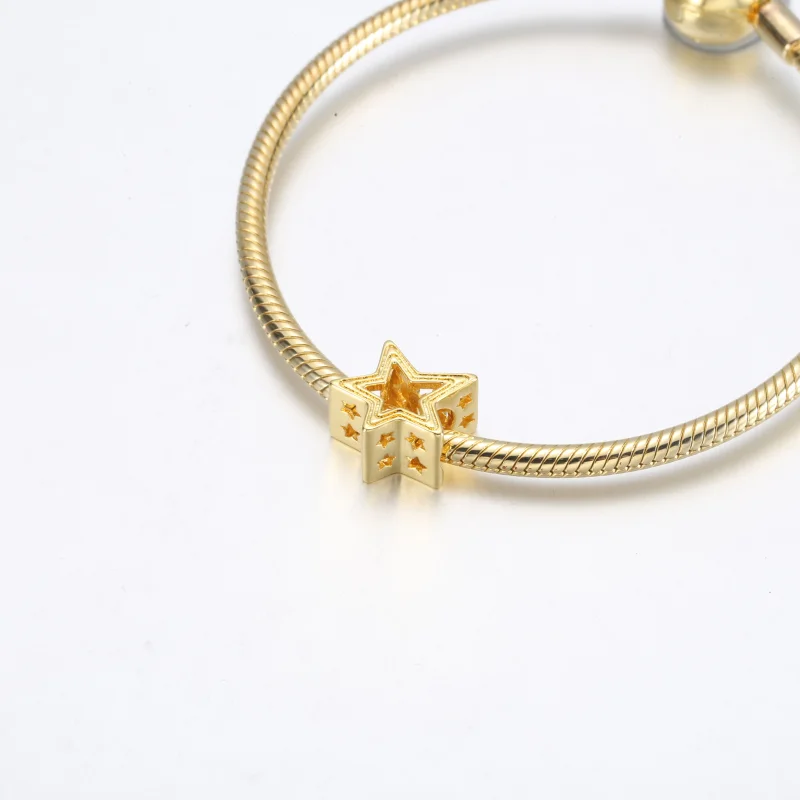 (Bild für) Pandora Radiant Star Charm - 752361C00 - Ansicht 5