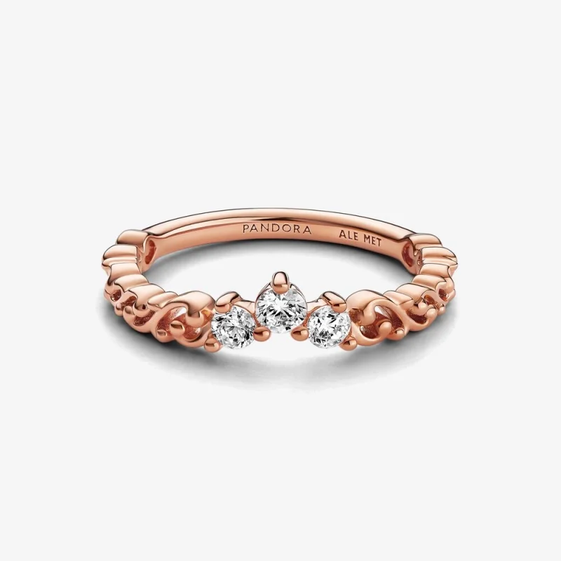 (Bild für) Pandora Regal Swirl Tiara Ring - 182232C01 - Ansicht 6