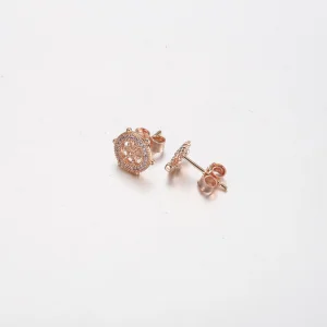 (Bild für) PANDORA Roségold Sparkling Rudder and Anchor Steckerohrringe - P-D-3739