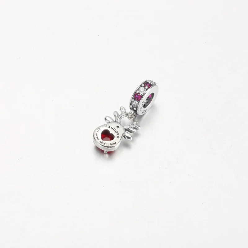(Bild für) Pandora Rotnasig-Rentier Murano-Anhänger - 792330C01 - Ansicht 3