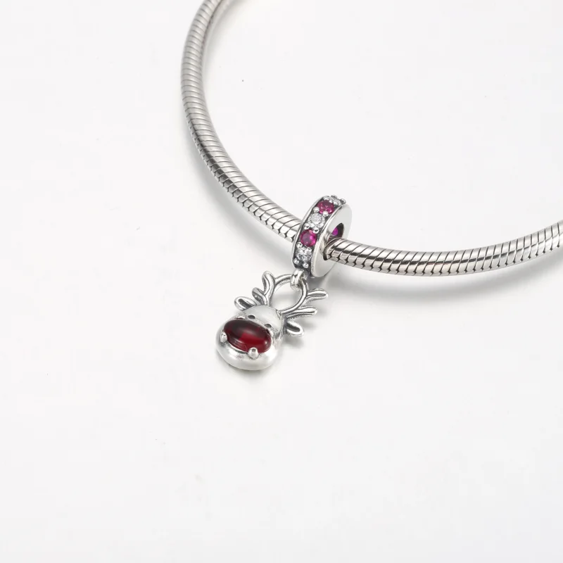(Bild für) Pandora Rotnasig-Rentier Murano-Anhänger - 792330C01 - Ansicht 4