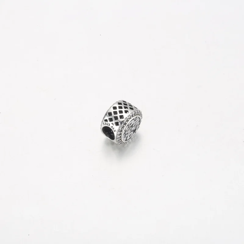 (Bild für) Pandora Schwarzer Leopardenprint-Anhänger aus Sterlingsilber - 792016CZ_E023 - Ansicht 3