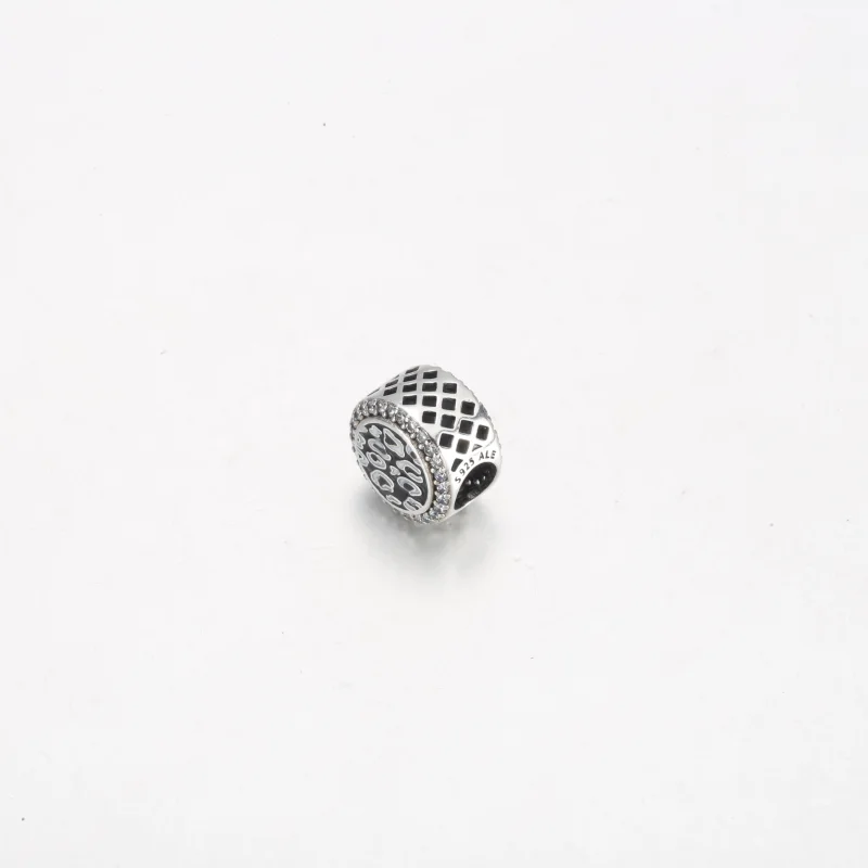 (Bild für) Pandora Schwarzer Leopardenprint-Anhänger aus Sterlingsilber - 792016CZ_E023 - Ansicht 4