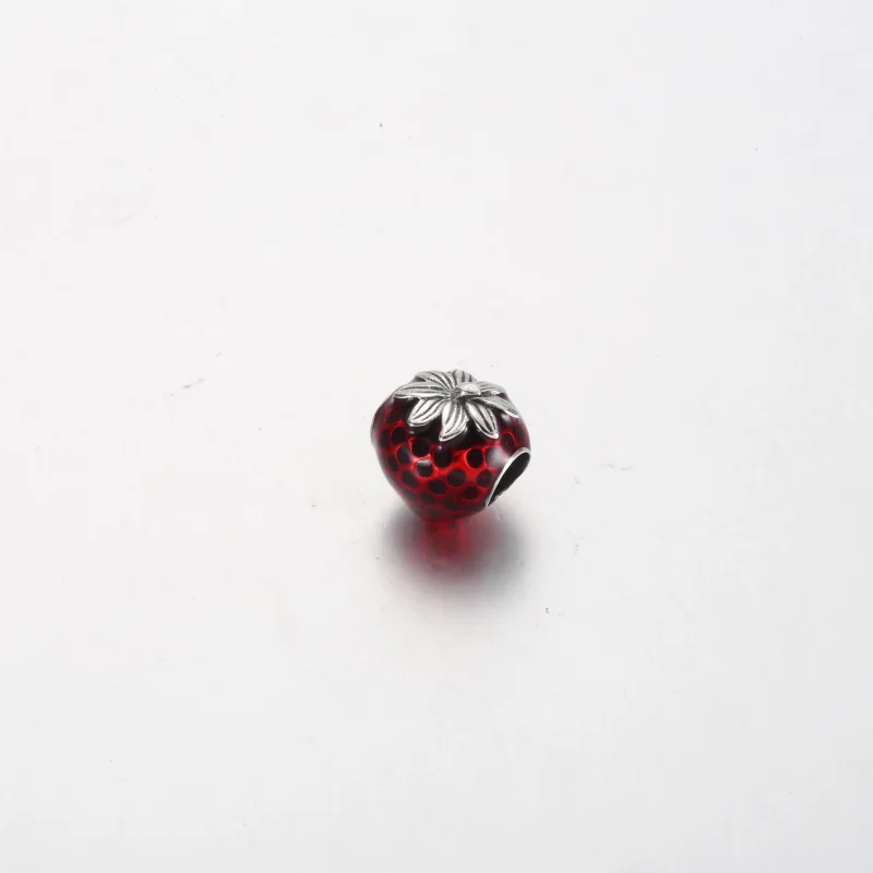 (Bild für) Pandora Seeded Strawberry Fruit Charm - 791681C01 - Ansicht 3