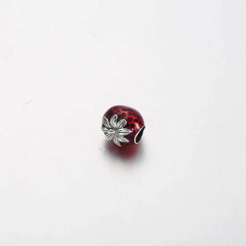 (Bild für) Pandora Seeded Strawberry Fruit Charm - 791681C01 - Ansicht 4