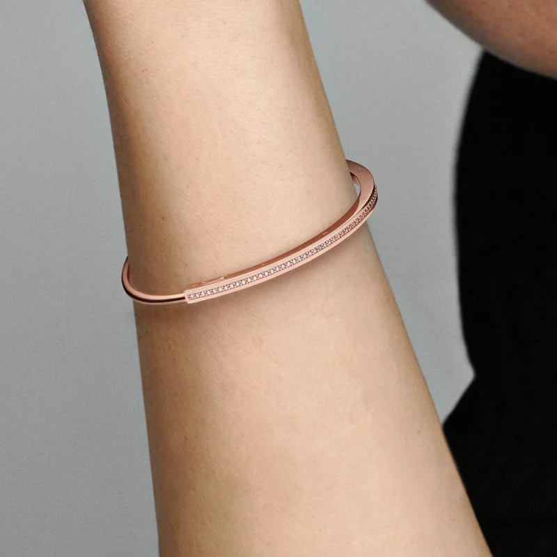 (Bild für) Pandora Signature I-D Pavé-Armband - 582313C01 - Ansicht 7