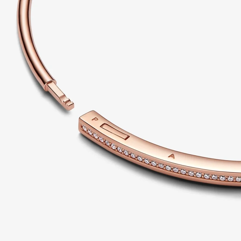 (Bild für) Pandora Signature I-D Pavé-Armband - 582313C01 - Ansicht 8