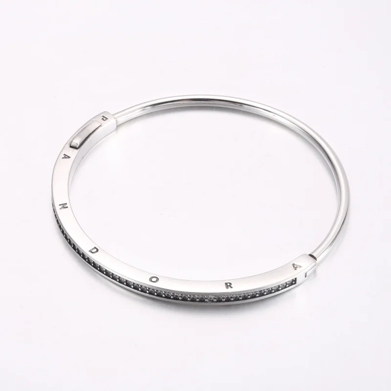 (Bild für) Pandora Signature I-D Pavé-Armband - 592313C01 - Ansicht 2