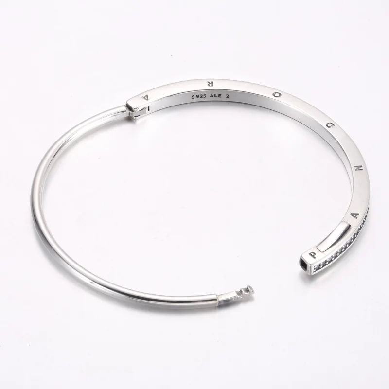 (Bild für) Pandora Signature I-D Pavé-Armband - 592313C01 - Ansicht 3