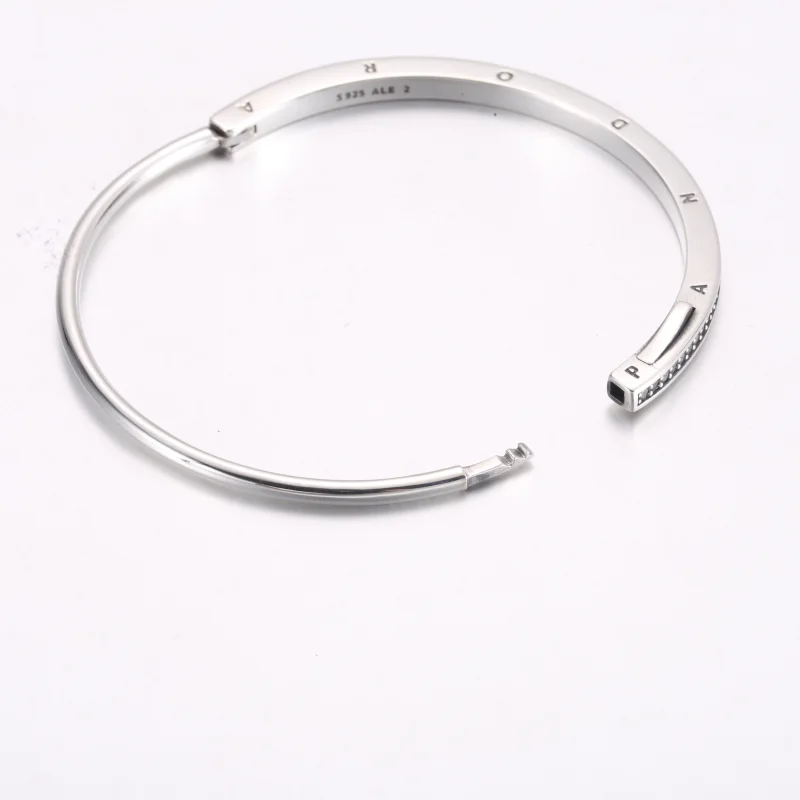 (Bild für) Pandora Signature I-D Pavé-Armband - 592313C01 - Ansicht 5