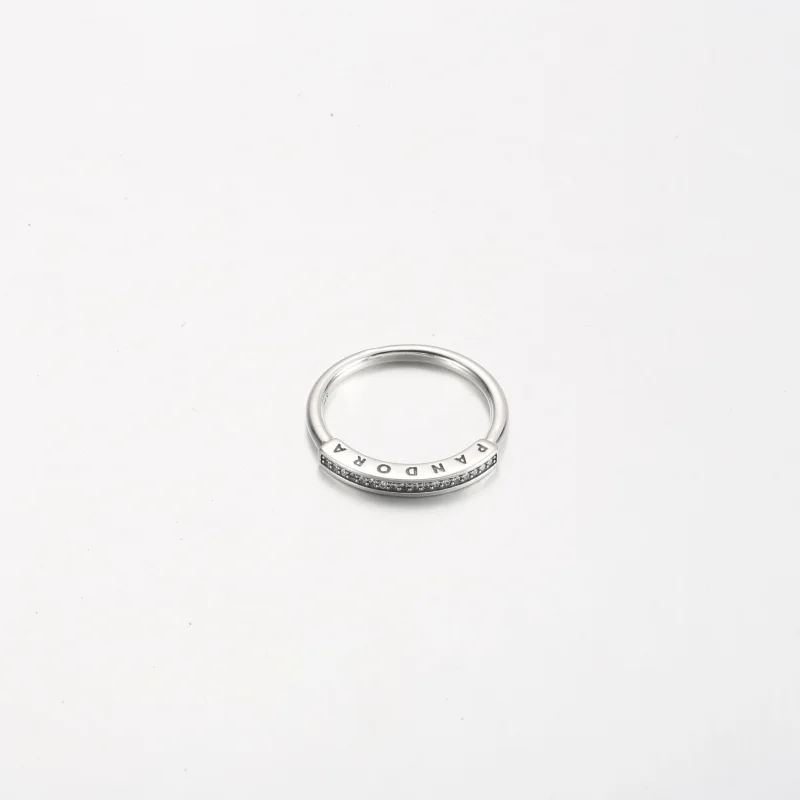 (Bild für) Pandora Signature I-D Pavé Ring - 192283C01 - Ansicht 3