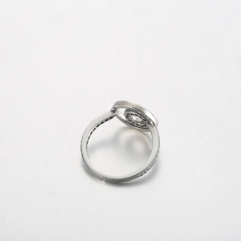 (Bild für) Pandora Signature Logo Circles Pavé Ring - 192316C01 - Ansicht 4
