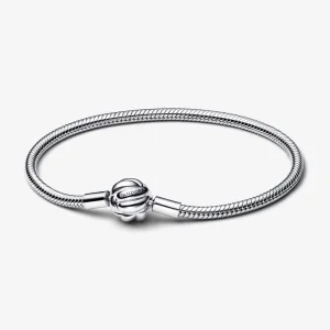 (Bild für) Pandora Snake-Kette Armband aus Sterlingsilber mit Liebesknoten-Verschluss - 592422C00