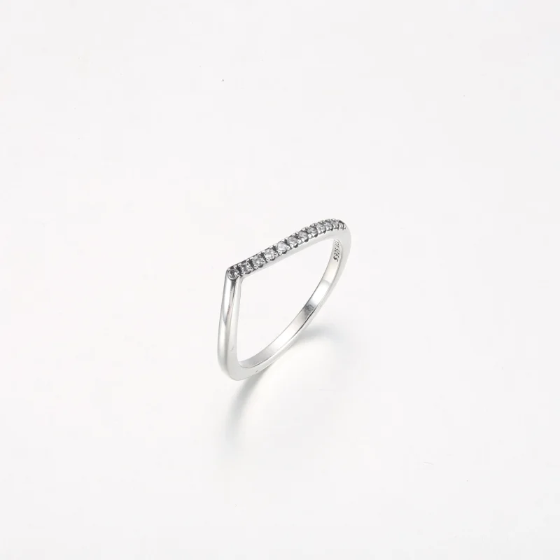 (Bild für) Pandora Timeless Wish Half Sparkling Ring - 192394C01 - Ansicht 2