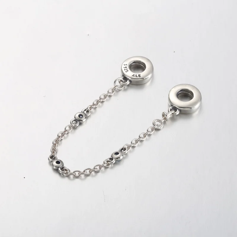 (Bild für) Pandora Triple Blue Stone Sicherheitskette - 791688C01 - Ansicht 4