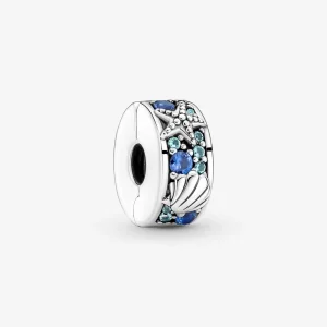 (Bild für) Pandora Tropical Seestern & Muschel Clip Charm - 791678C01