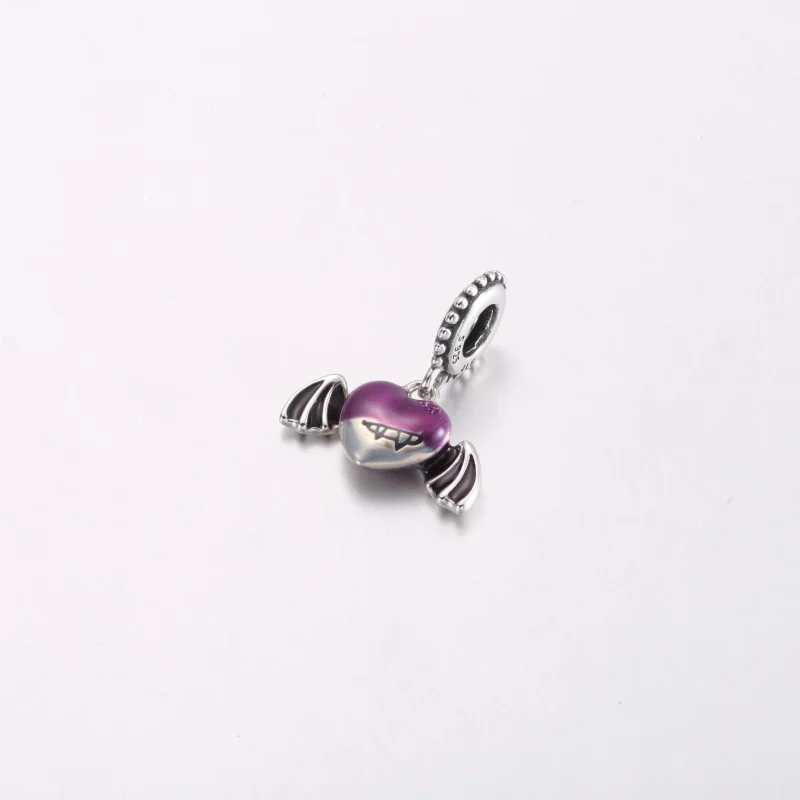 (Bild für) Pandora Vampire Winged Heart Dangle Charm - 792290C01 - Ansicht 2