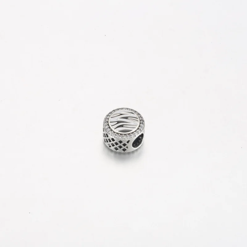 (Bild für) Pandora Zebra-Print Sterlingsilber-Anhänger - 792016CZ_E025 - Ansicht 2