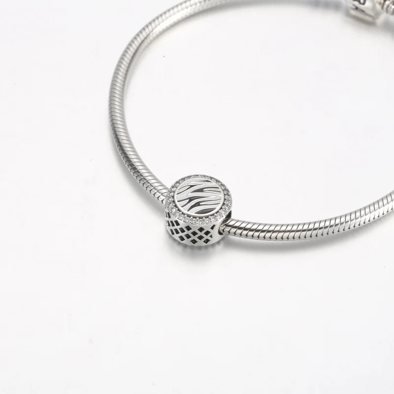 (Bild für) Pandora Zebra-Print Sterlingsilber-Anhänger - 792016CZ_E025 - Ansicht 5