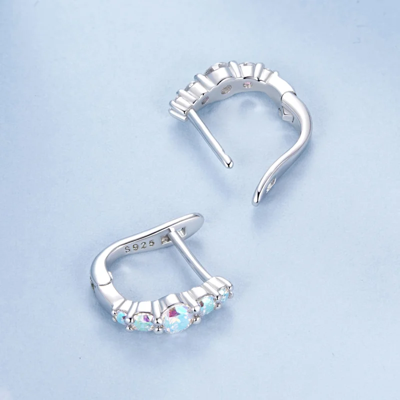 (Bild für) PANDORA-Stil Bunte Ohrringe - BSE960 - Ansicht 4