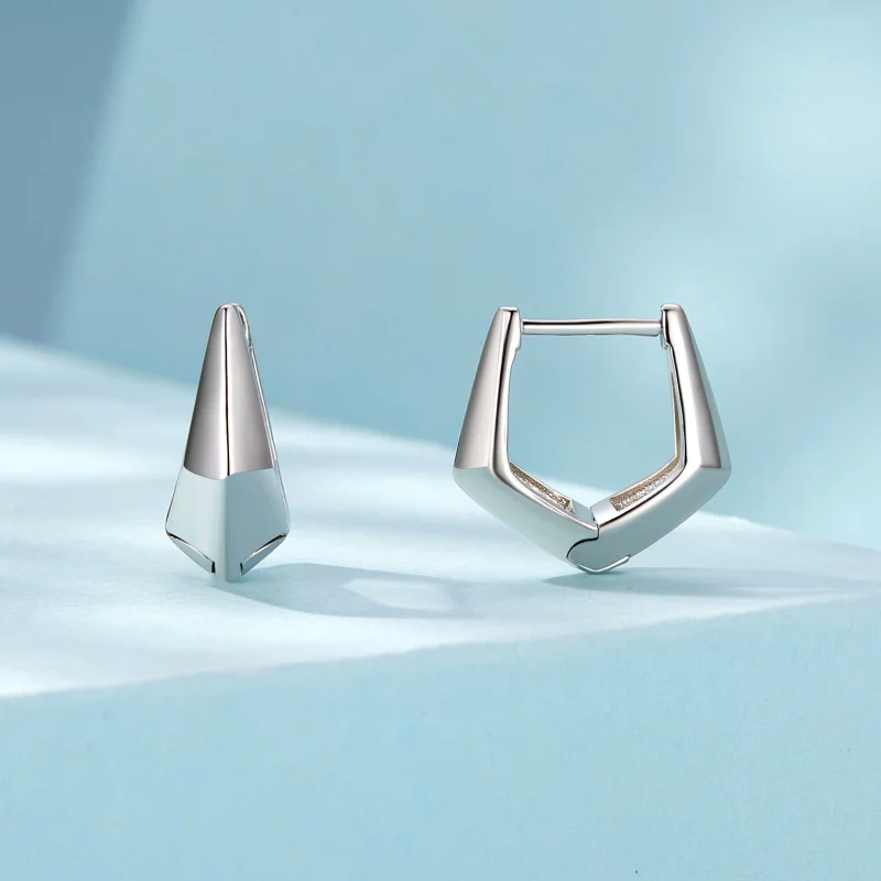 (Bild für) PANDORA-Stil Exquisite Geometrische Ohrringe - SCE1704 - Ansicht 2