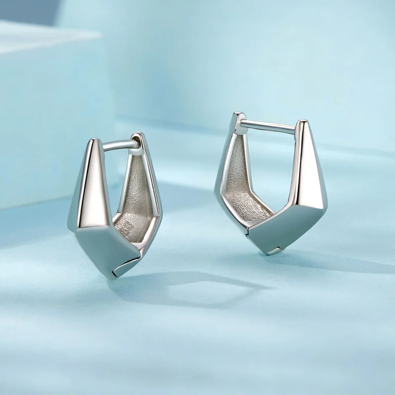 (Bild für) PANDORA-Stil Exquisite Geometrische Ohrringe - SCE1704 - Ansicht 3