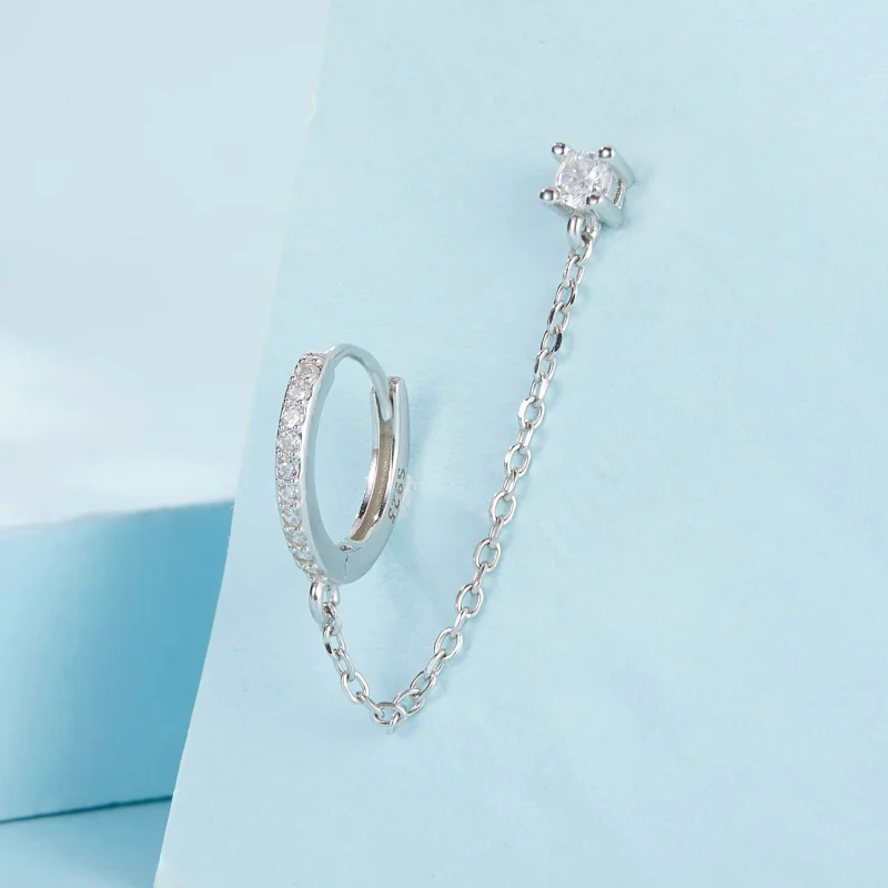 (Bild für) PANDORA-Stil Exquisite Ohrringe - SCE1678-A - Ansicht 3
