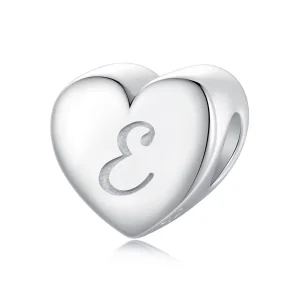 (Bild für) PANDORA Stil Herz Buchstabe E Charm - SCP065Charm -E